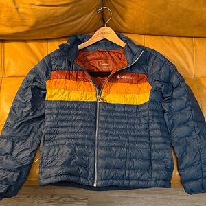 Cotopaxi Fuego 800-Fill Down Jacket - Women’s Small - Retro Stripes
